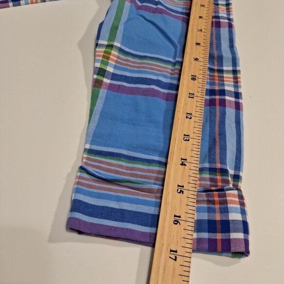 Lauren Ralph Lauren Women’s Plaid Sleep Shirt- Size S - Picture 8 of 11